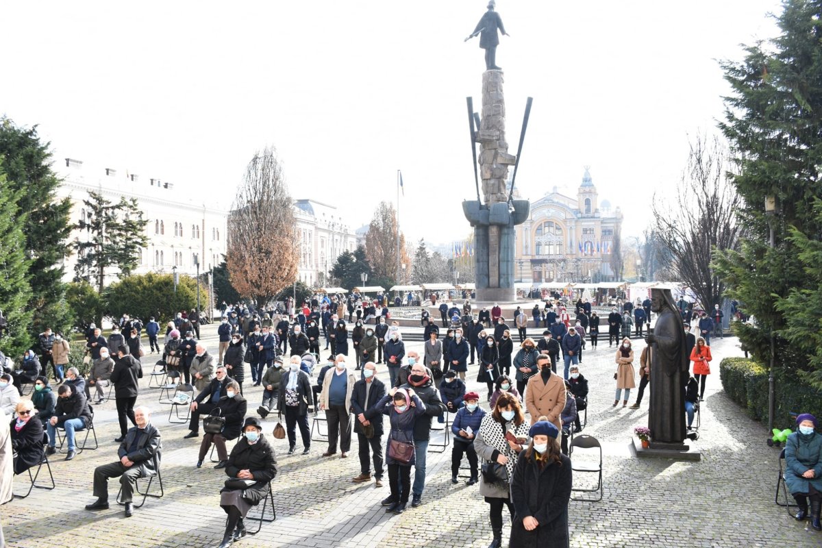 Parastas de 40 de zile pentru Episcopul Vasile Flueraș la Cluj-Napoca 193426