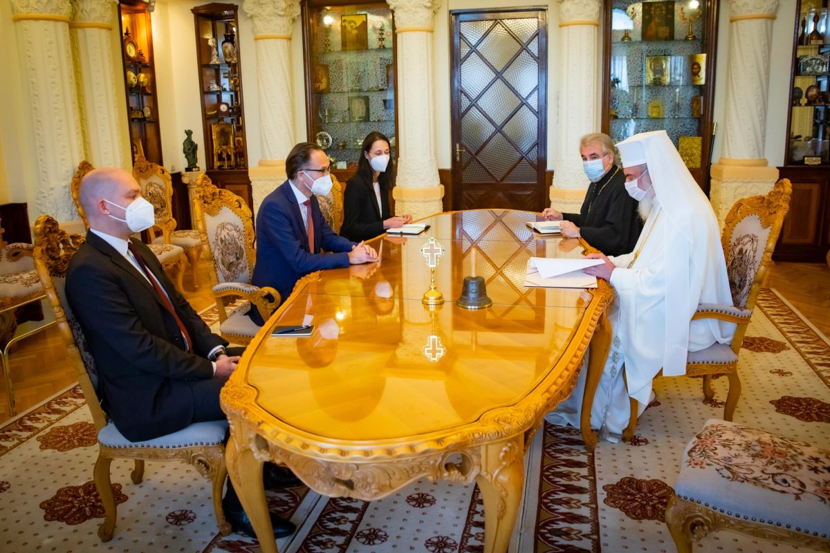 Ambasadorul Germaniei la Bucureşti în vizită de prezentare la Patriarhia Română 193626