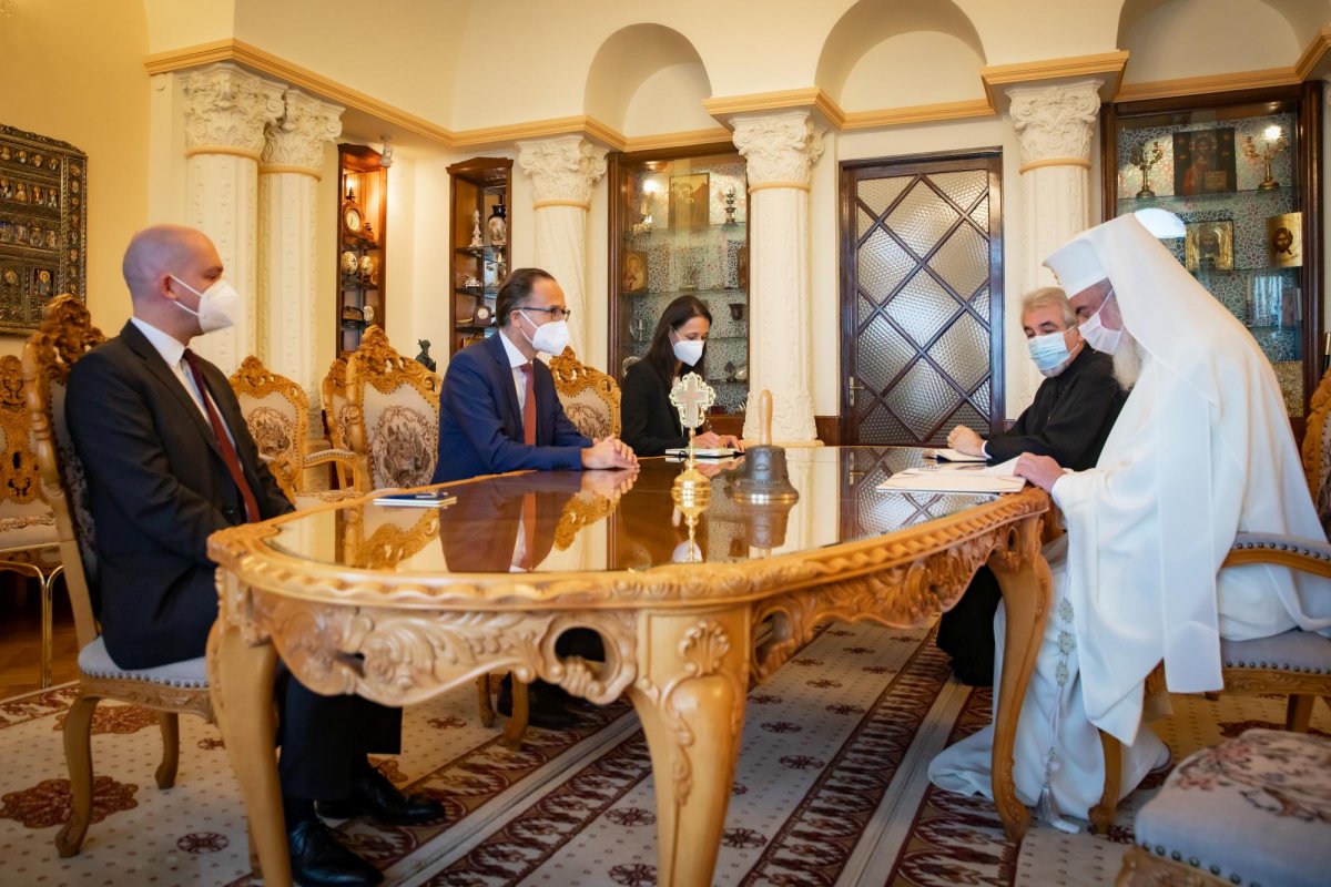 Ambasadorul Germaniei la Bucureşti în vizită de prezentare la Patriarhia Română 193627