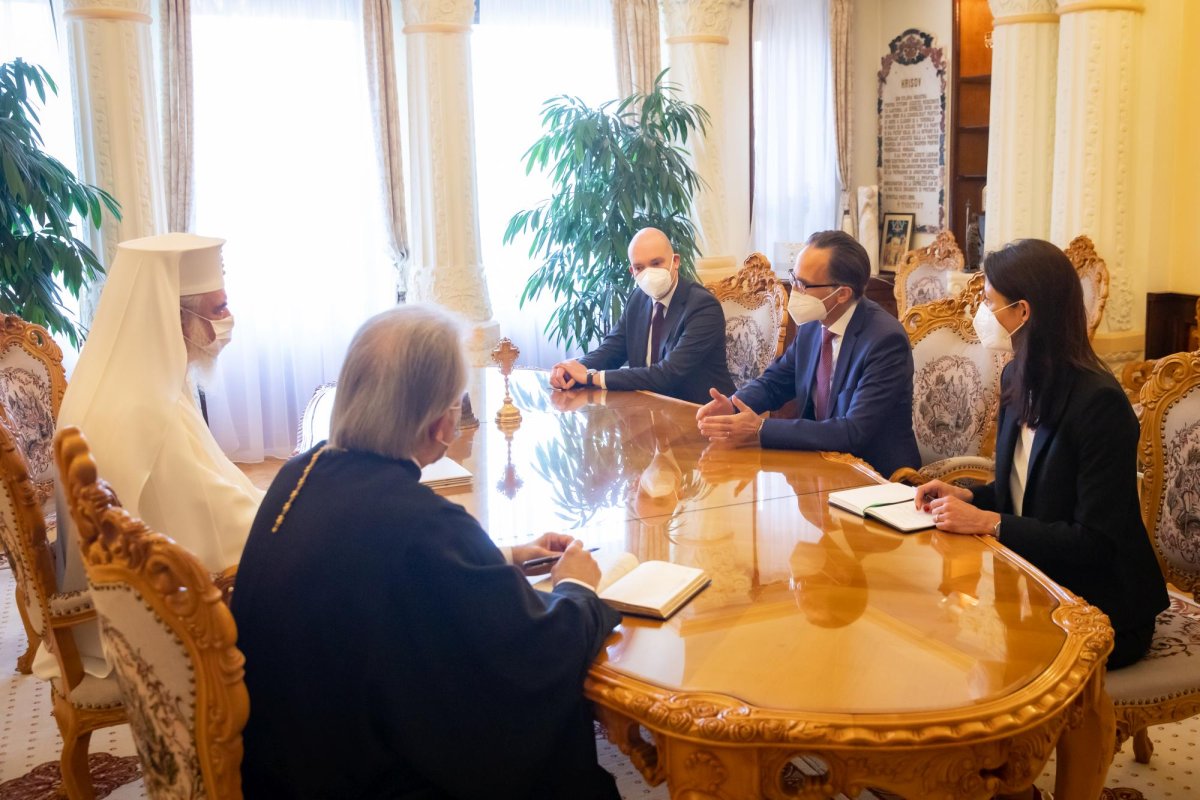 Ambasadorul Germaniei la Bucureşti în vizită de prezentare la Patriarhia Română 193635