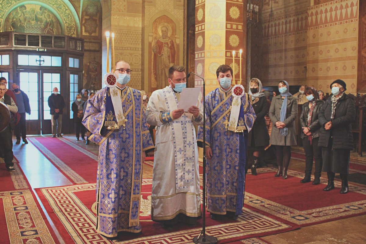 Slujire arhierească de praznicul Sfântului Cuvios Antonie de la Iezer la Craiova 193624
