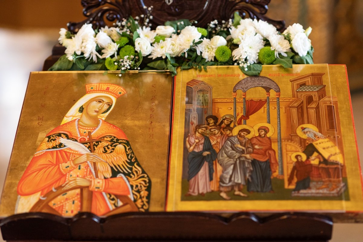 Sfânta Ecaterina cinstită de studenții teologi din București 193778