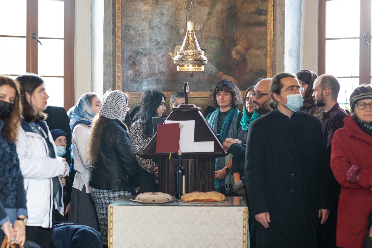 Sfânta Ecaterina cinstită de studenții teologi din București 193819