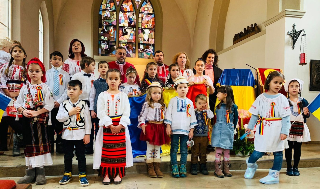 Moment dedicat Zilei Naționale a României la München 194405