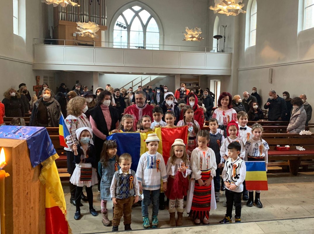 Moment dedicat Zilei Naționale a României la München 194406