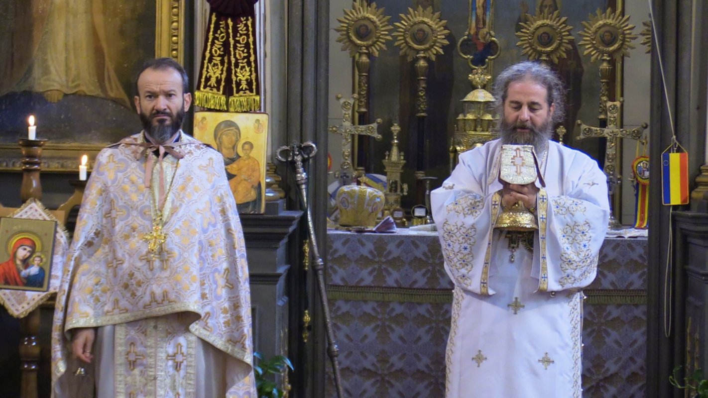 Slujire arhierească și Te Deum la Catedrala din Giula, de Ziua Națională a României 194866