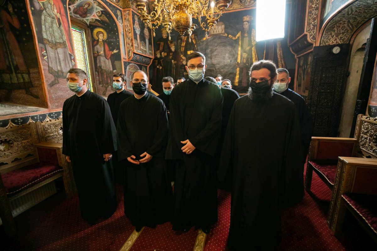 Hirotesii întru duhovnic la Paraclisul istoric al Reşedinţei Patriarhale 194917