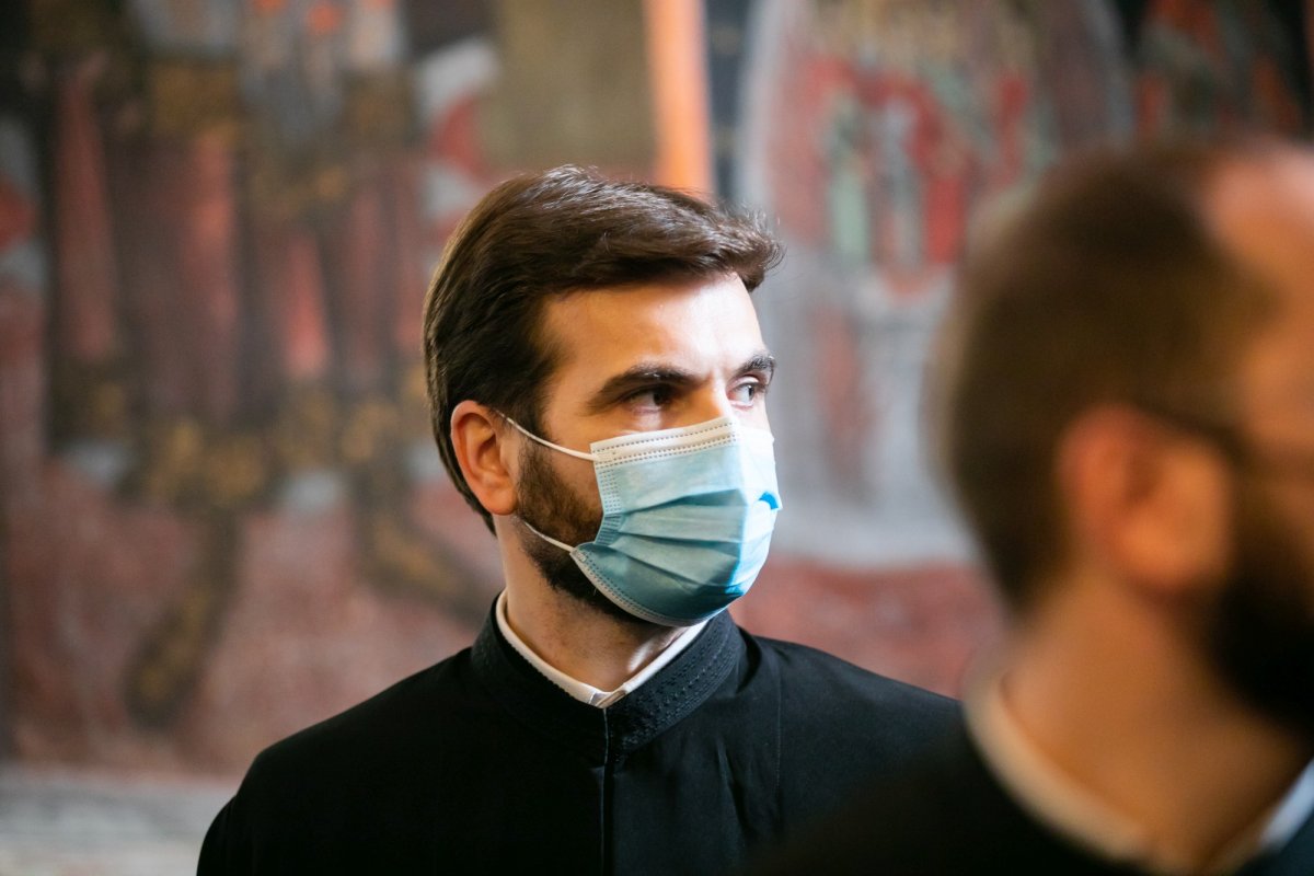 Hirotesii întru duhovnic la Paraclisul istoric al Reşedinţei Patriarhale 194919