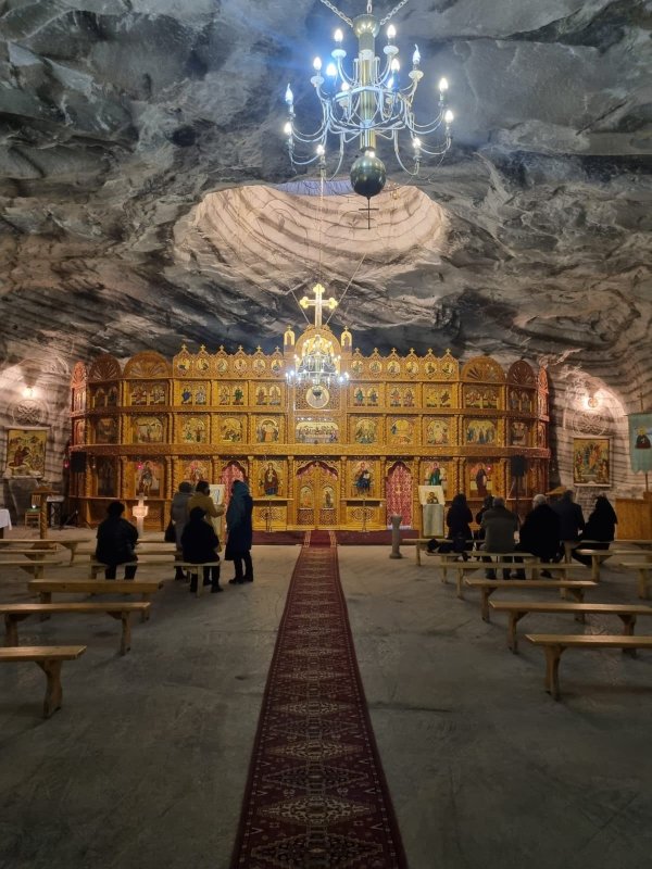 Hramul Bisericii „Sfânta Varvara” din Salina Ocna Dej 195255
