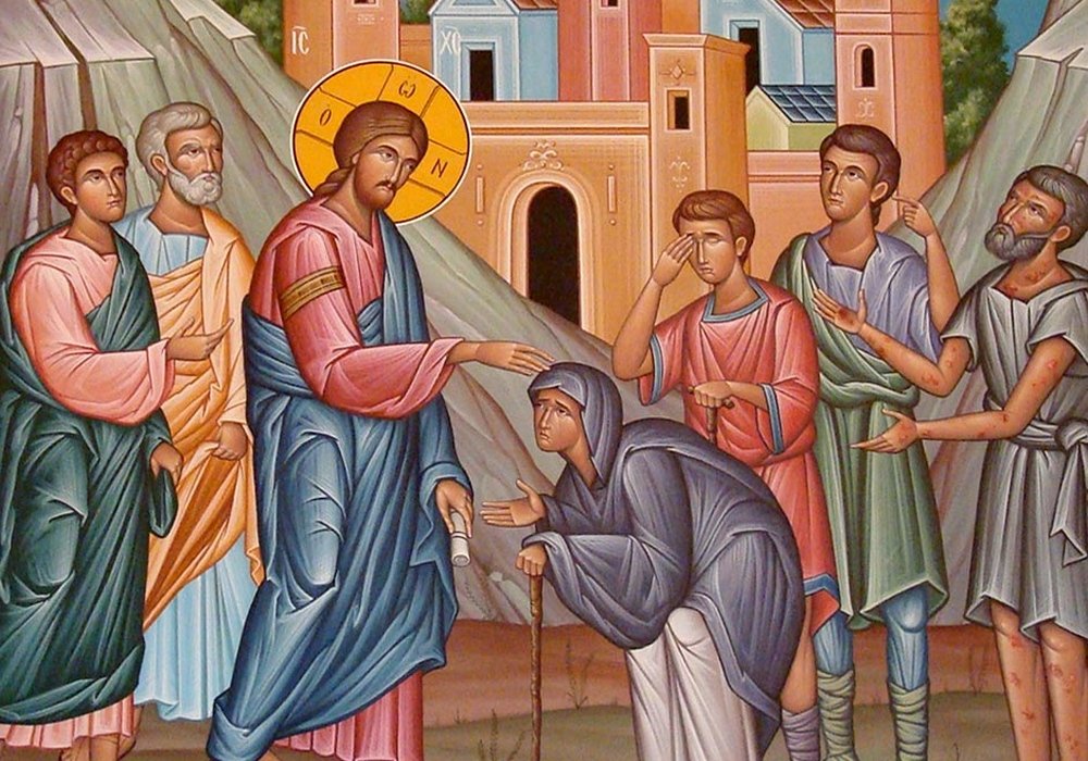 Tămăduirea femeii gârbove ca restaurare a naturii umane 194826