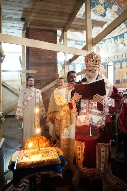 Sărbătoarea Sfintei Filofteia la Catedrala Arhiepiscopală din Curtea de Argeș 195743