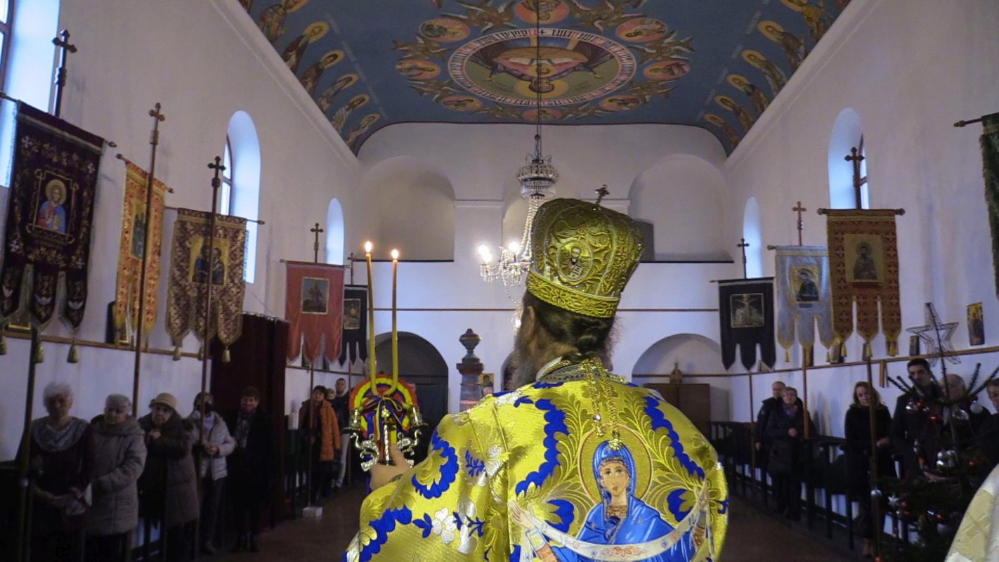 Slujire de hram la Bichișceaba, Ungaria, în Duminica a 4-a din Postul Crăciunului 196360