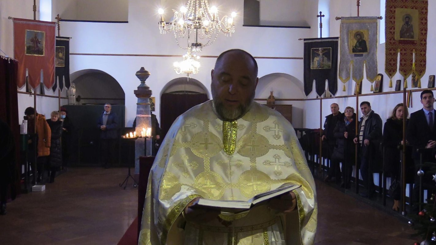 Slujire de hram la Bichișceaba, Ungaria, în Duminica a 4-a din Postul Crăciunului 196362