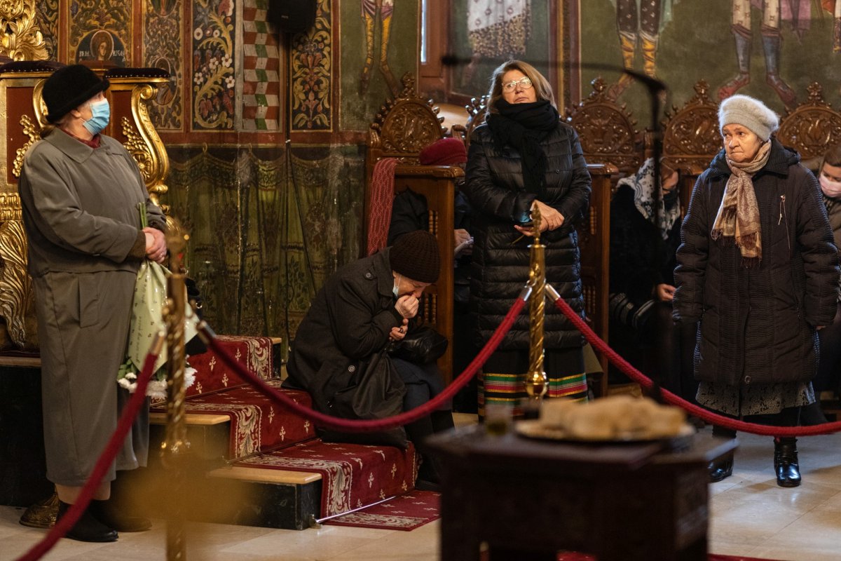 Artiştii români pomeniţi la Mănăstirea Radu Vodă 196621