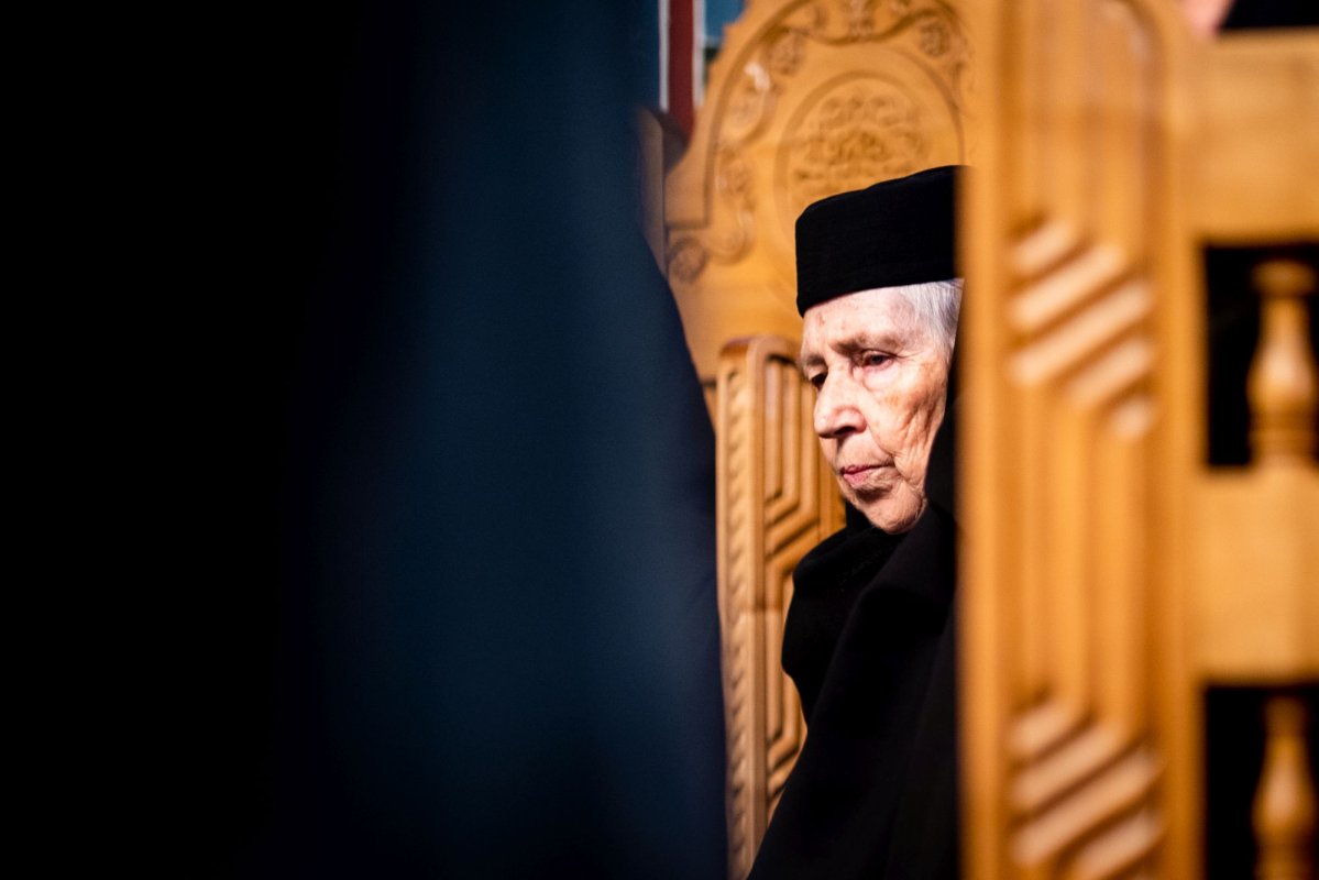 Sfântul Daniil Sihastrul cinstit la Mănăstirea Voroneț 197412