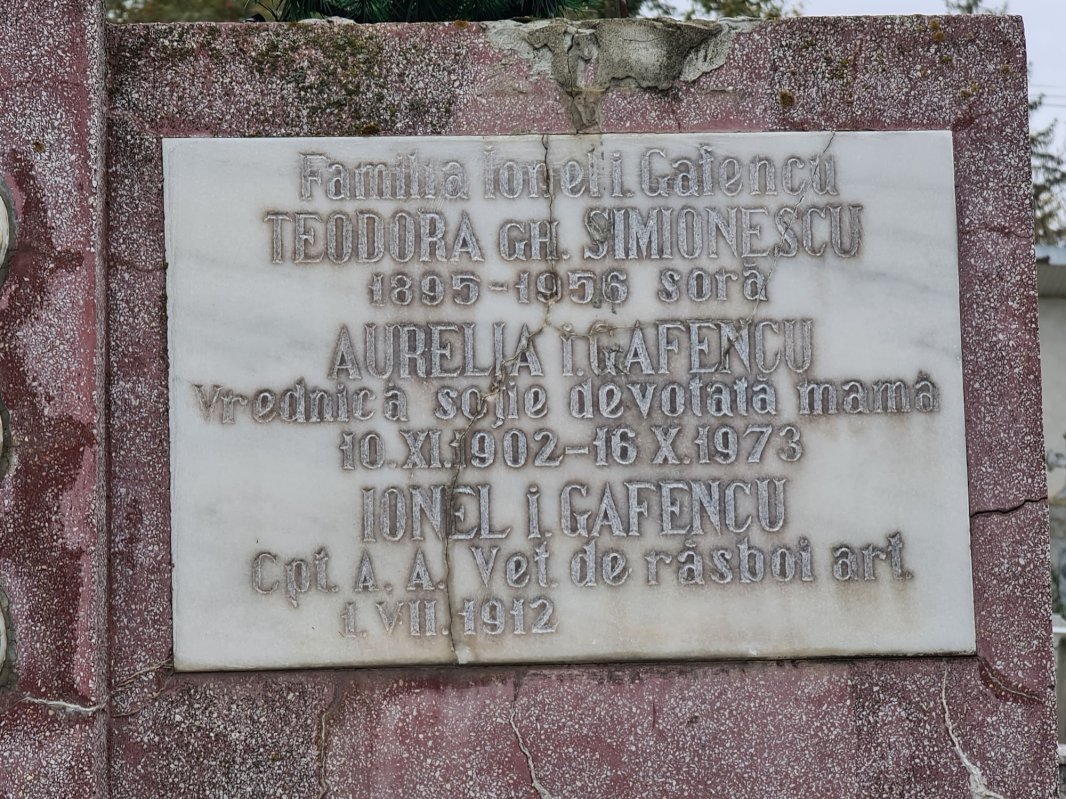 Cimitirul Grădini din Fălticeni, locul de odihnă al Lovineștilor 197586