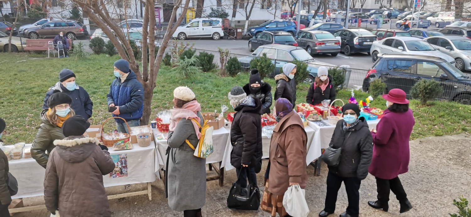 Târg de Crăciun, darul copiilor de la Biserica Huedin 197719