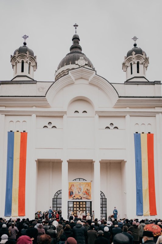 Slujba Sfințirii Mari a apei la Catedrala din Mănăștur, Cluj‑Napoca 200248