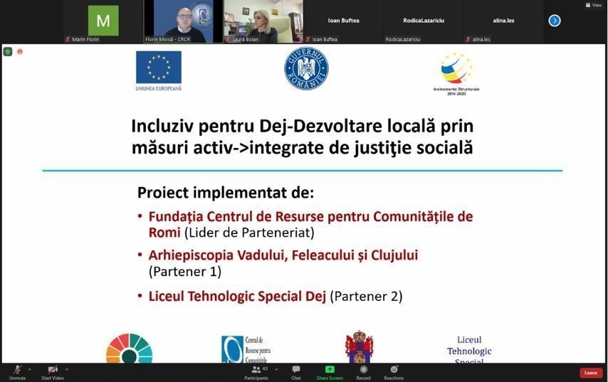 Lansarea proiectului „Incluziv pentru Dej - Dezvoltare locală prin măsuri activ-integrate de justiţie socială” 200491