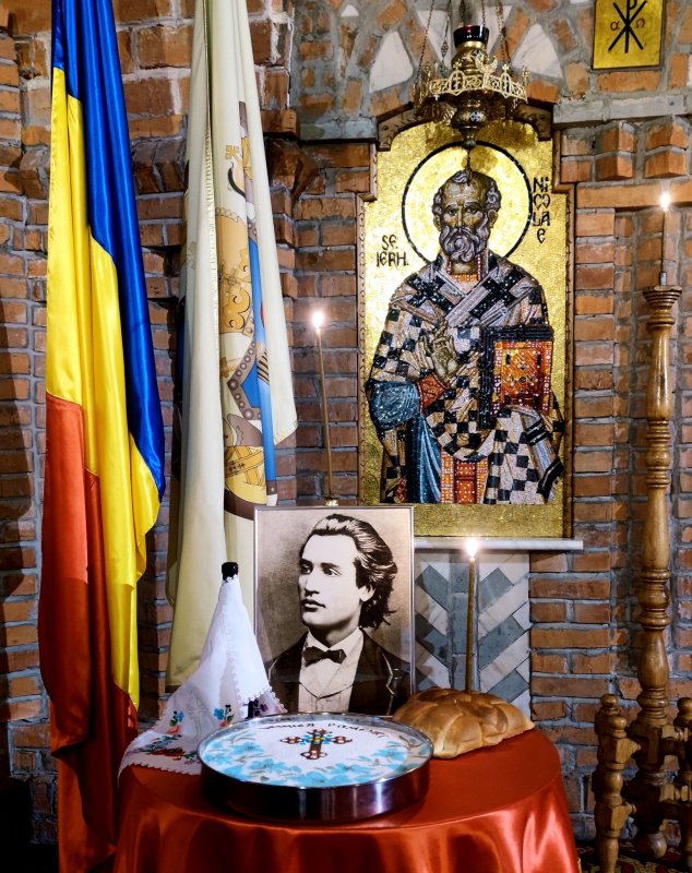 Parastas pentru poetul Mihai Eminescu la Baia Mare 200767