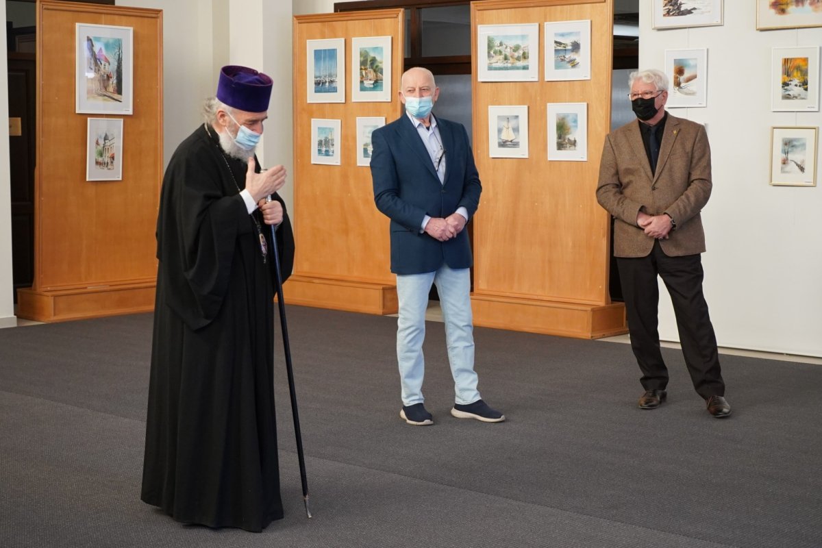 Vernisajul expoziției „De la suflet pentru suflet” la Galați 201458