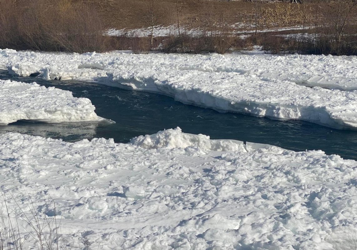 Zăpor pe râul Bistrița 202644