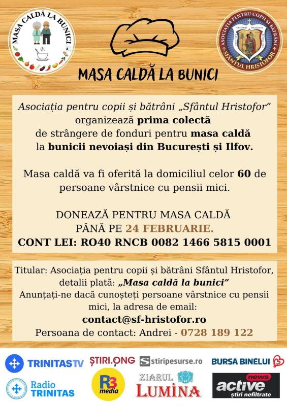 Proiectul social „Masa caldă la bunici” 202678