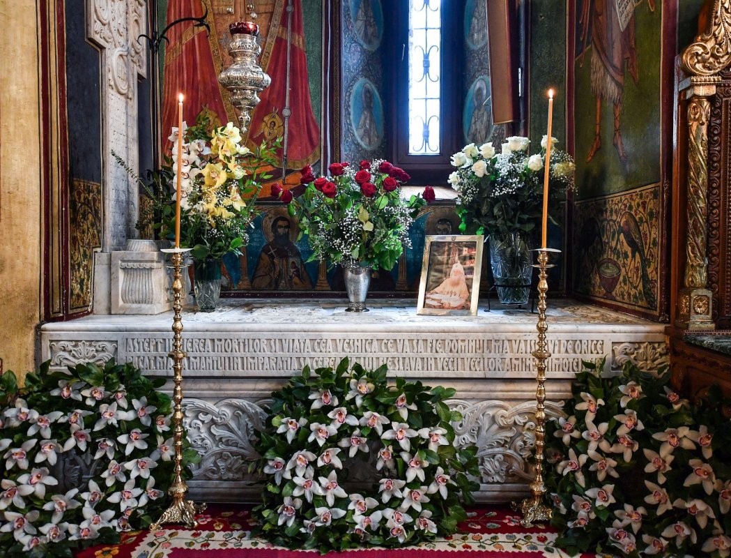 Patriarhul Justinian Marina și Sfântul Ierarh Nectarie de la Eghina 204156