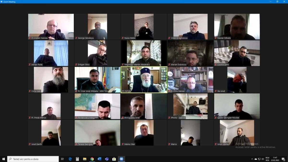 Conferinţă preoţească online în Arhiepiscopia Târgoviştei 204312