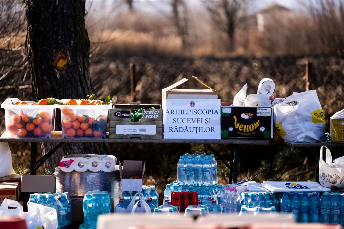 Alimente, asistență spirituală, locuri de cazare pentru ucraineni în Arhiepiscopia Sucevei și Rădăuților  204581