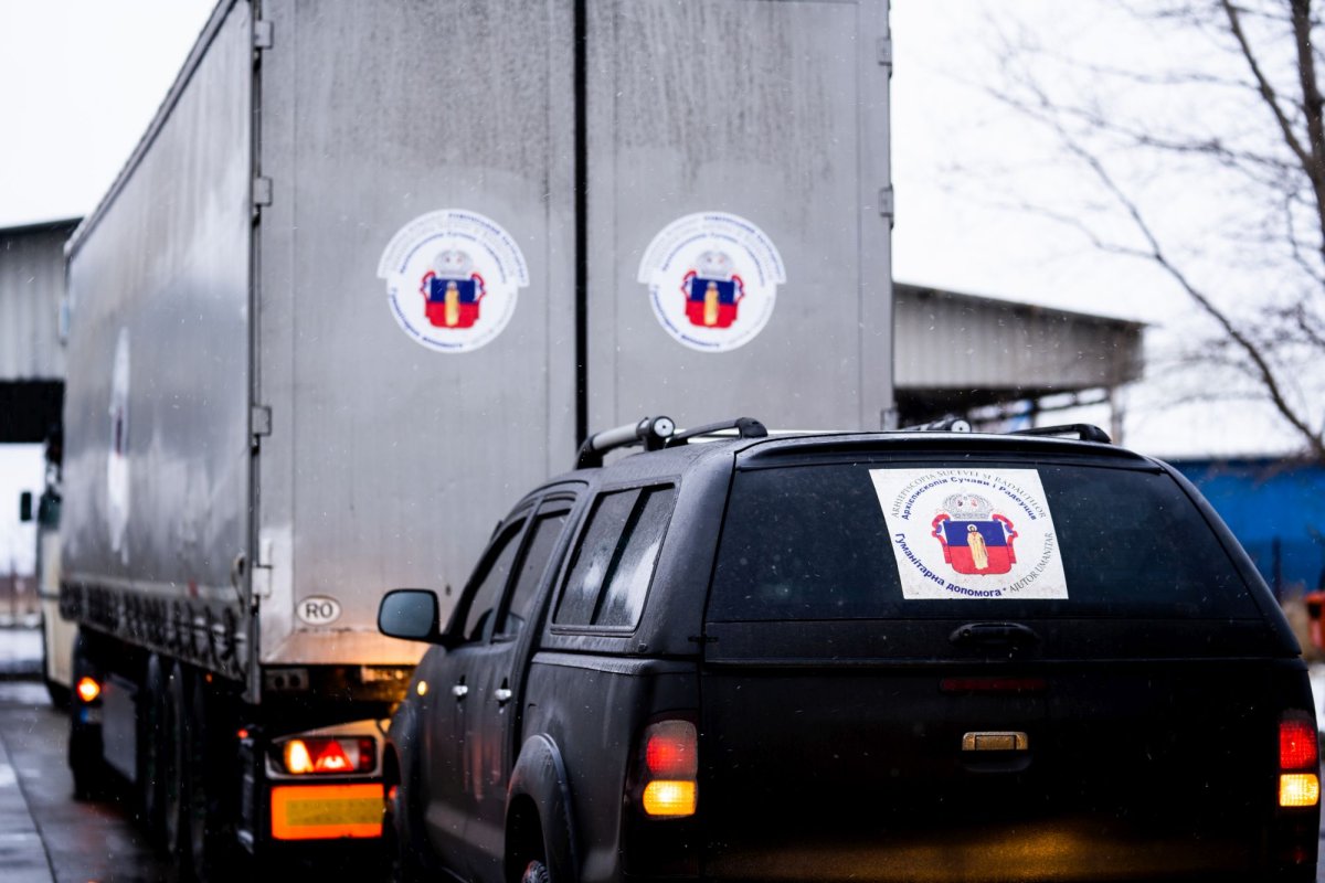 Un nou convoi umanitar a fost trimis către Ucraina 205366