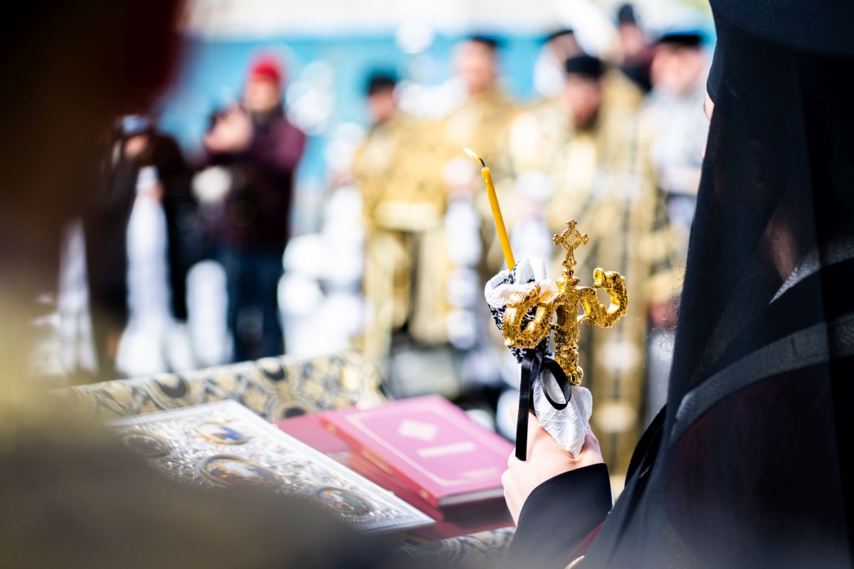 Prima stareță a Mănăstirii Voroneț a fost condusă pe ultimul drum pământesc 205908