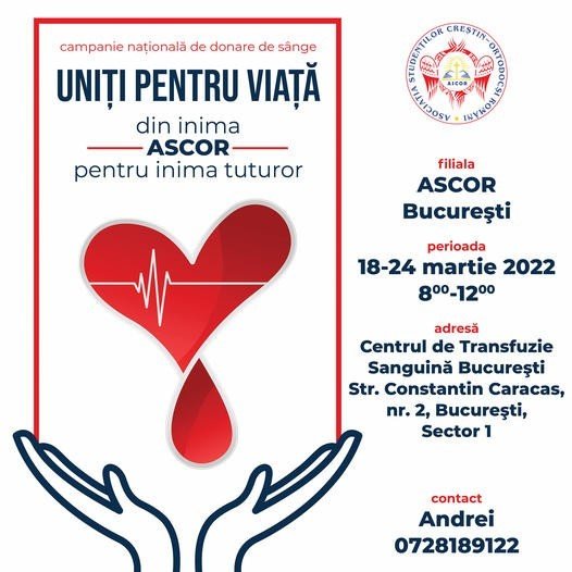 Campanie de donare de sânge organizată de ASCOR 206880