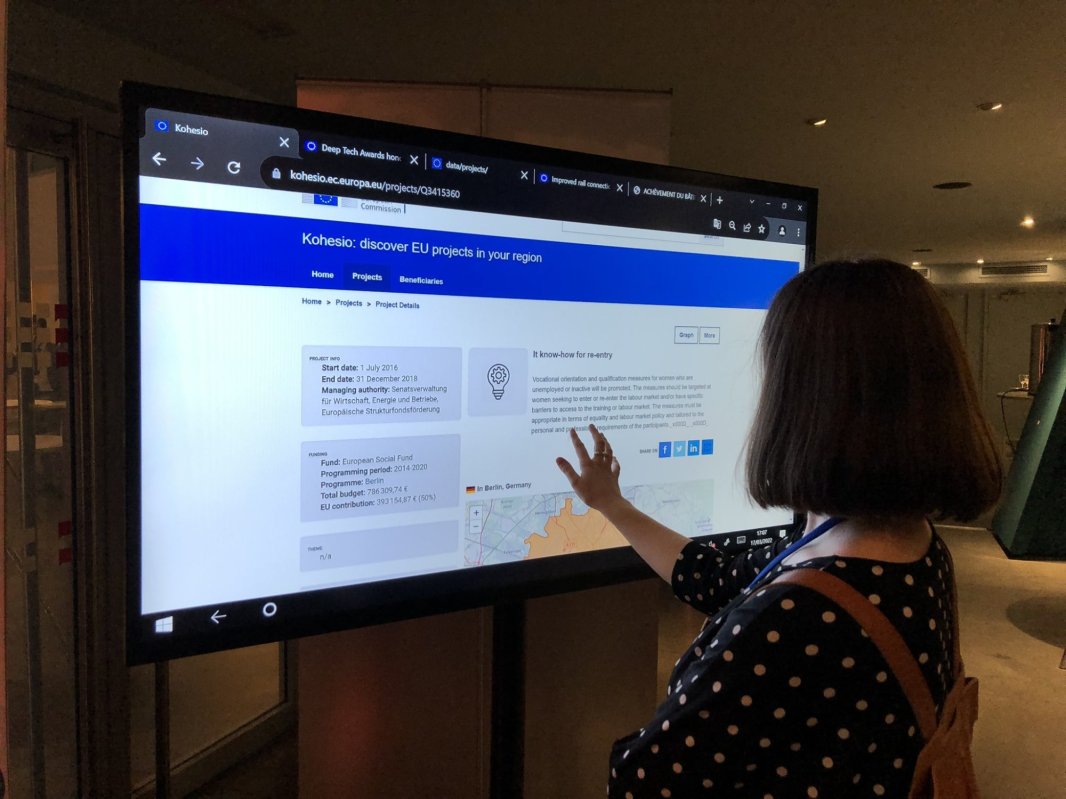 Hartă a proiectelor europene din ultimii ani 207019