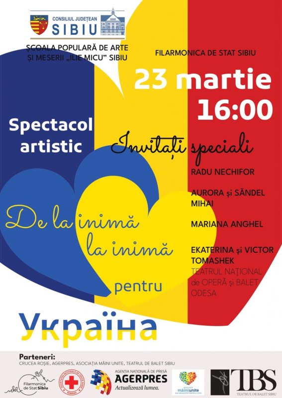 Spectacol pentru refugiații ucraineni la Sibiu 207248