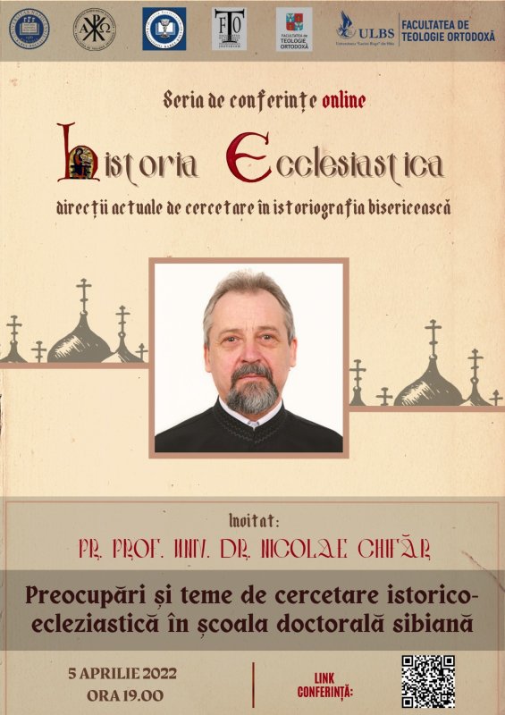 Părintele Nicolae Chifăr, invitatul celei de-a treia conferințe din seria „Historia Ecclesiastica” 209003