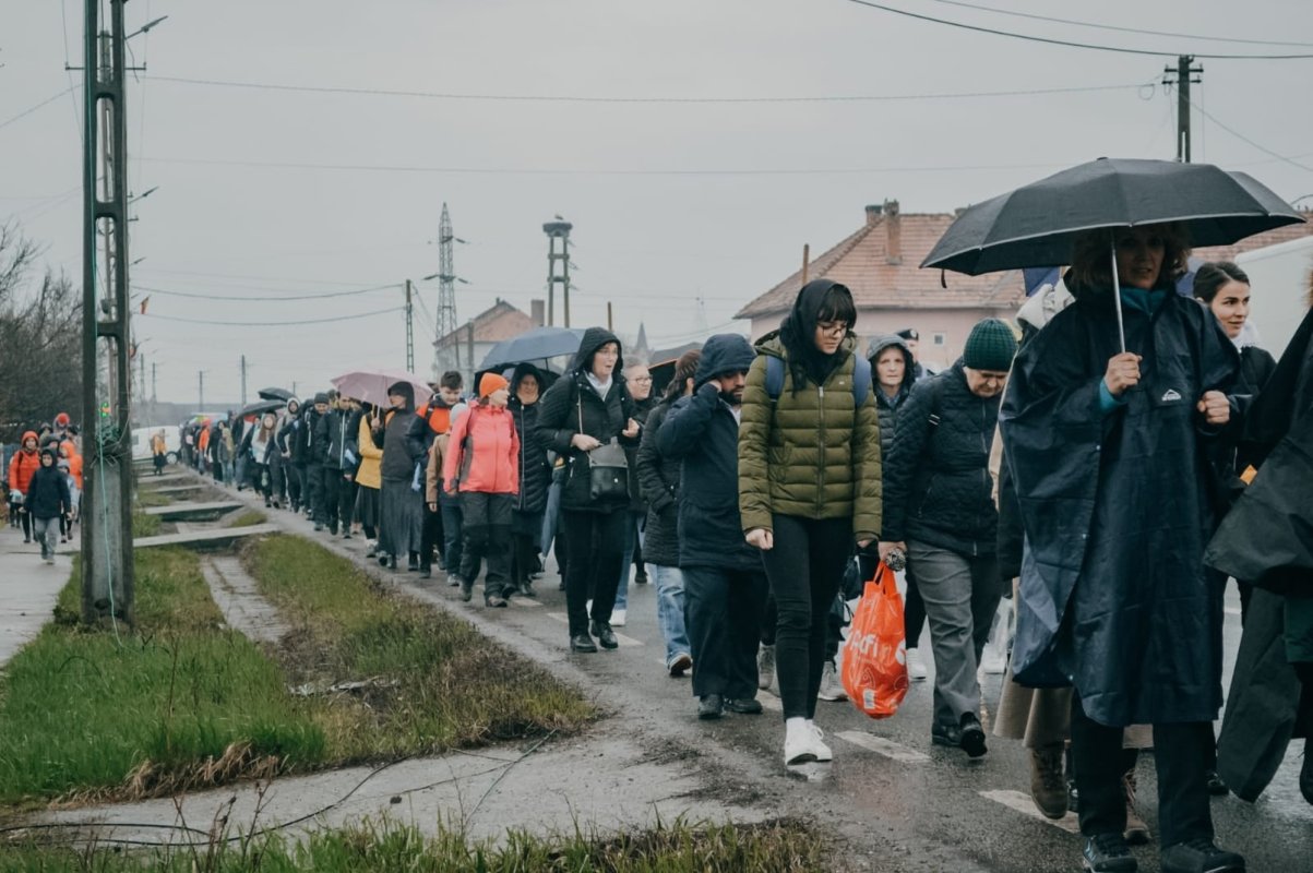 Peste 600 de participanţi la pelerinajul Tinerilor pe jos de la Iclod la Nicula 209259