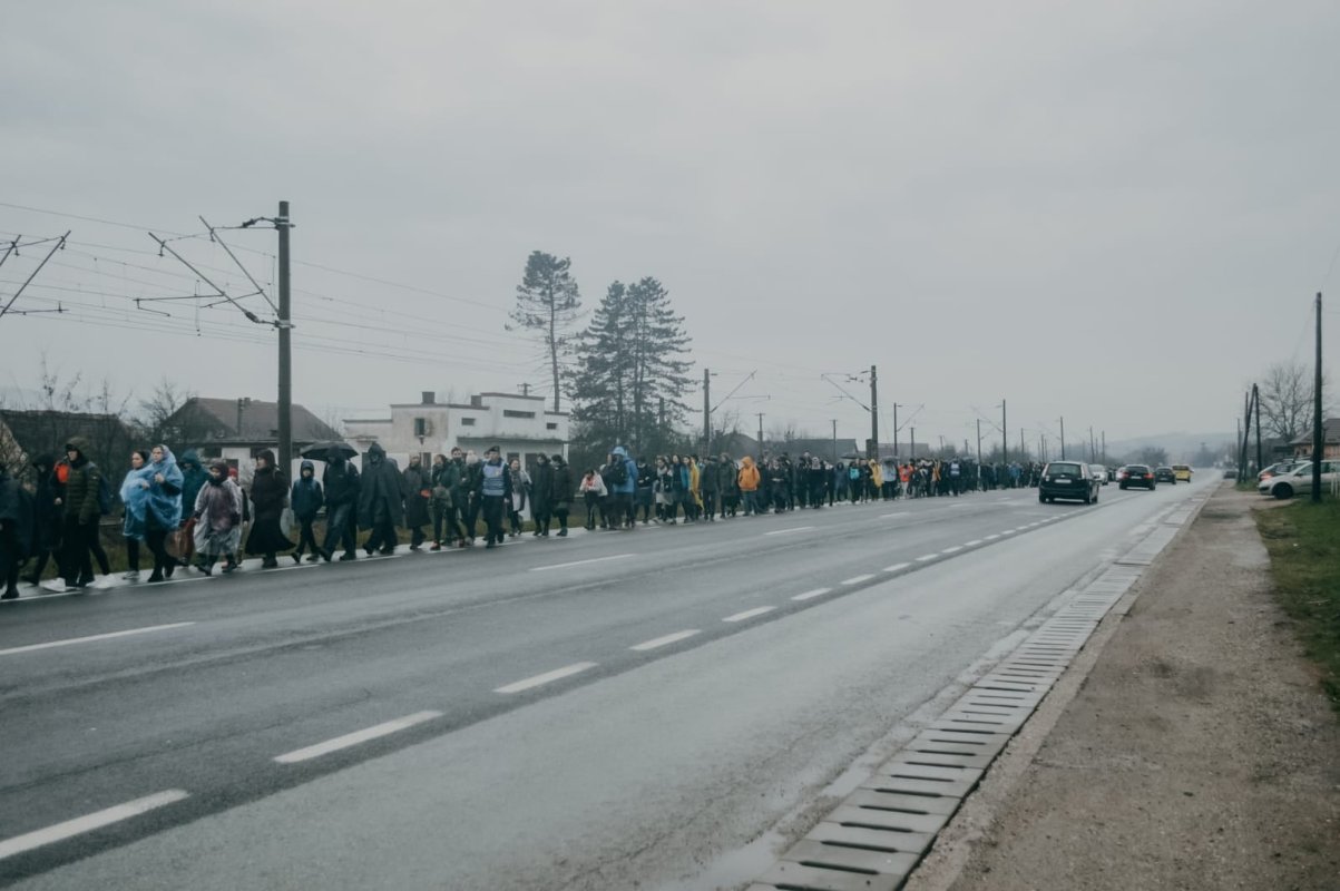 Peste 600 de participanţi la pelerinajul Tinerilor pe jos de la Iclod la Nicula 209262