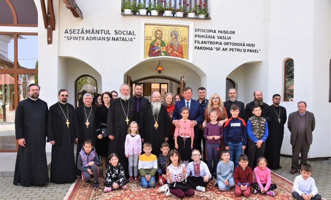 person region payment A fost inaugurat cel de‑al optulea așezământ social din cadrul Asociației  „Filantropia Ortodoxă” Huși