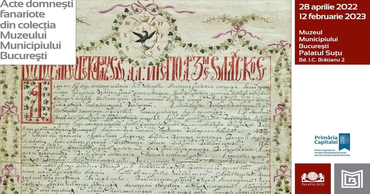 Acte domnești fanariote expuse la Palatul Suțu din București 211529