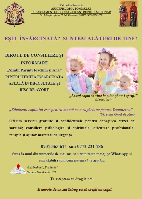 Biroul de consiliere și informare „Sfinții Părinți Ioachim și Ana” la Constanța 212370