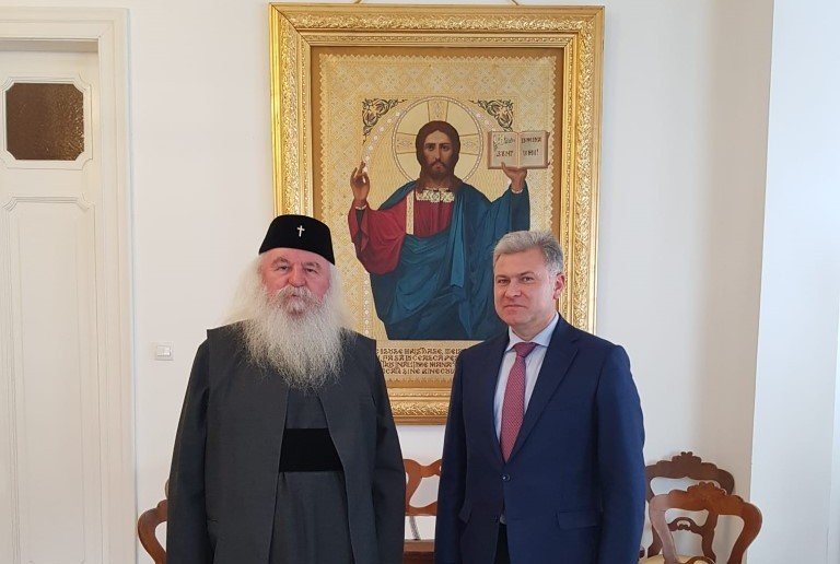 Vizita ambasadorului Republicii Moldova la Centrul eparhial din Timișoara 213536