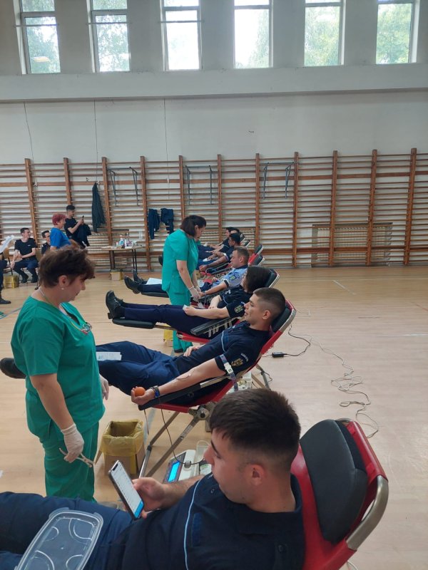 Acțiune de donare de sânge la Academia de Poliție din București 214257