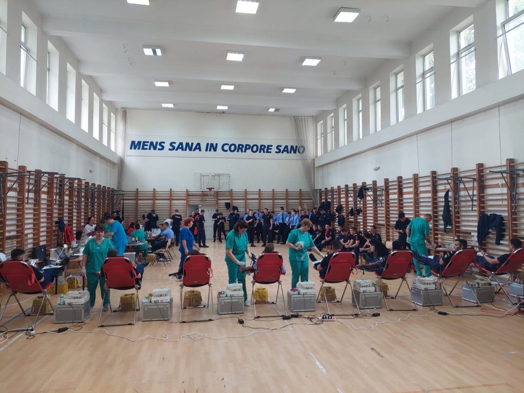 Acțiune de donare de sânge la Academia de Poliție din București 214258