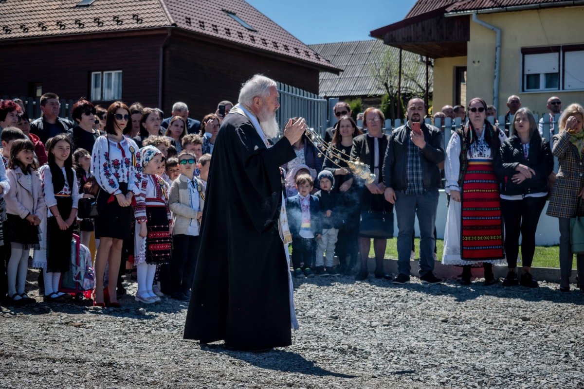 Binecuvântarea lucrărilor la Școala Gimnazială „Avram Iancu” din Beliș, Cluj 214391