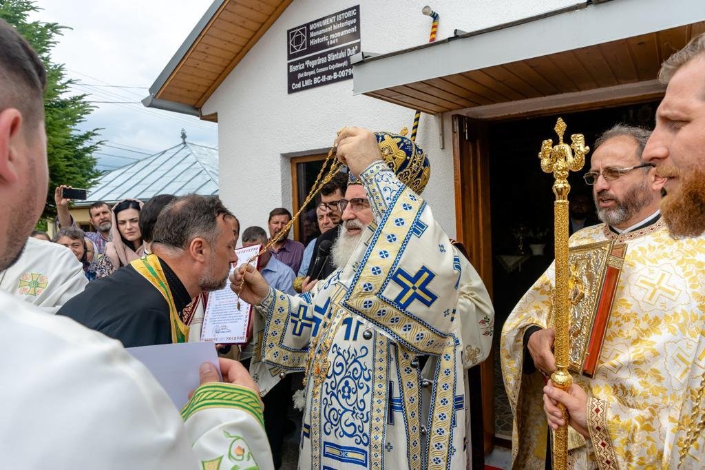 Binecuvântarea lucrărilor de la biserica Parohiei Borșani, Bacău 217666
