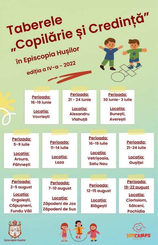 Tabere rurale în Episcopia Hușilor 218121