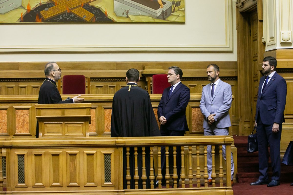 Ministrul afacerilor externe al Serbiei în vizită la Patriarhia Română 218686