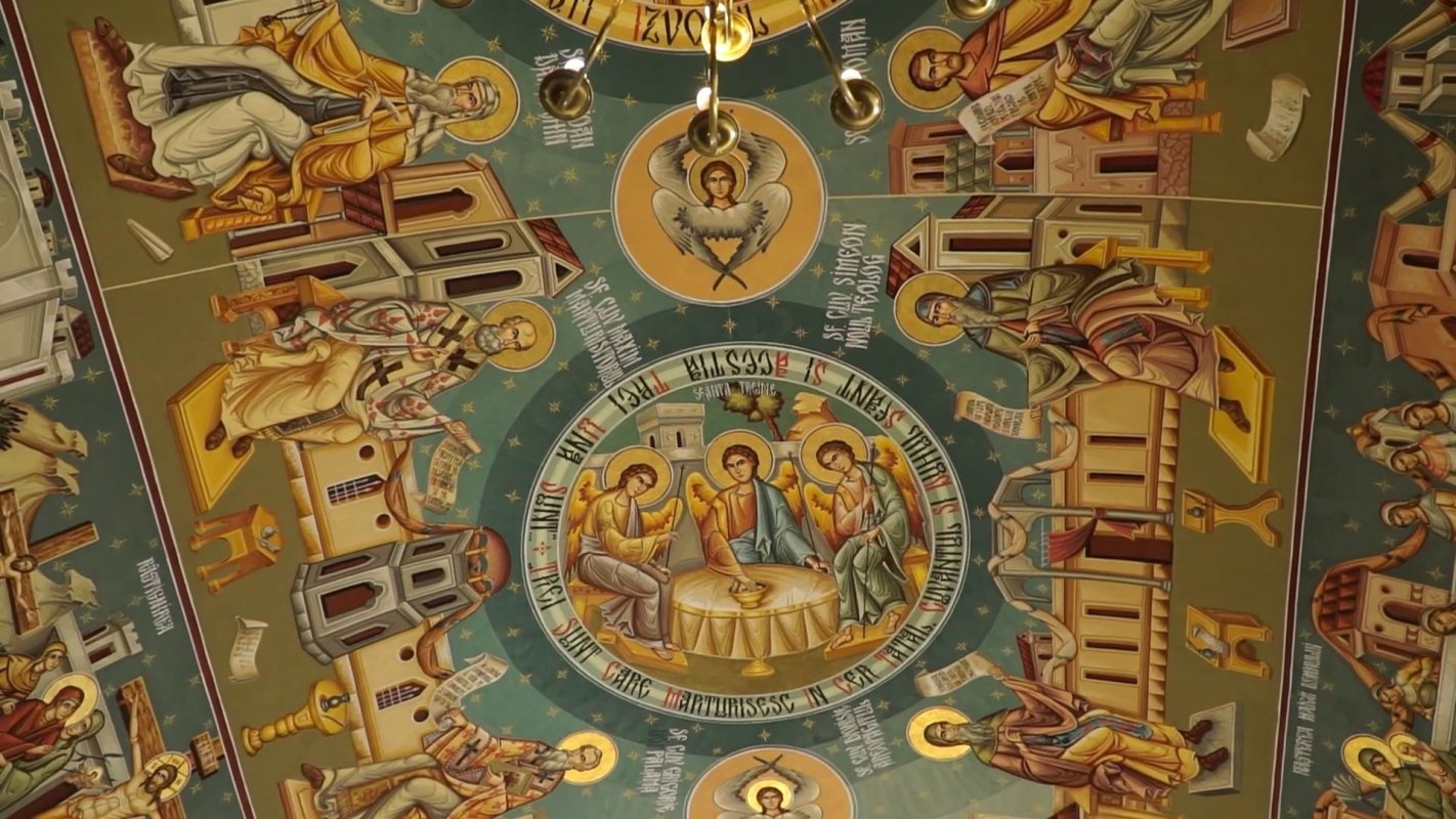 Pictura Bisericii „Sfinţii Arhangheli” din Tălmaciu, judeţul Sibiu, a fost sfinţită 220800