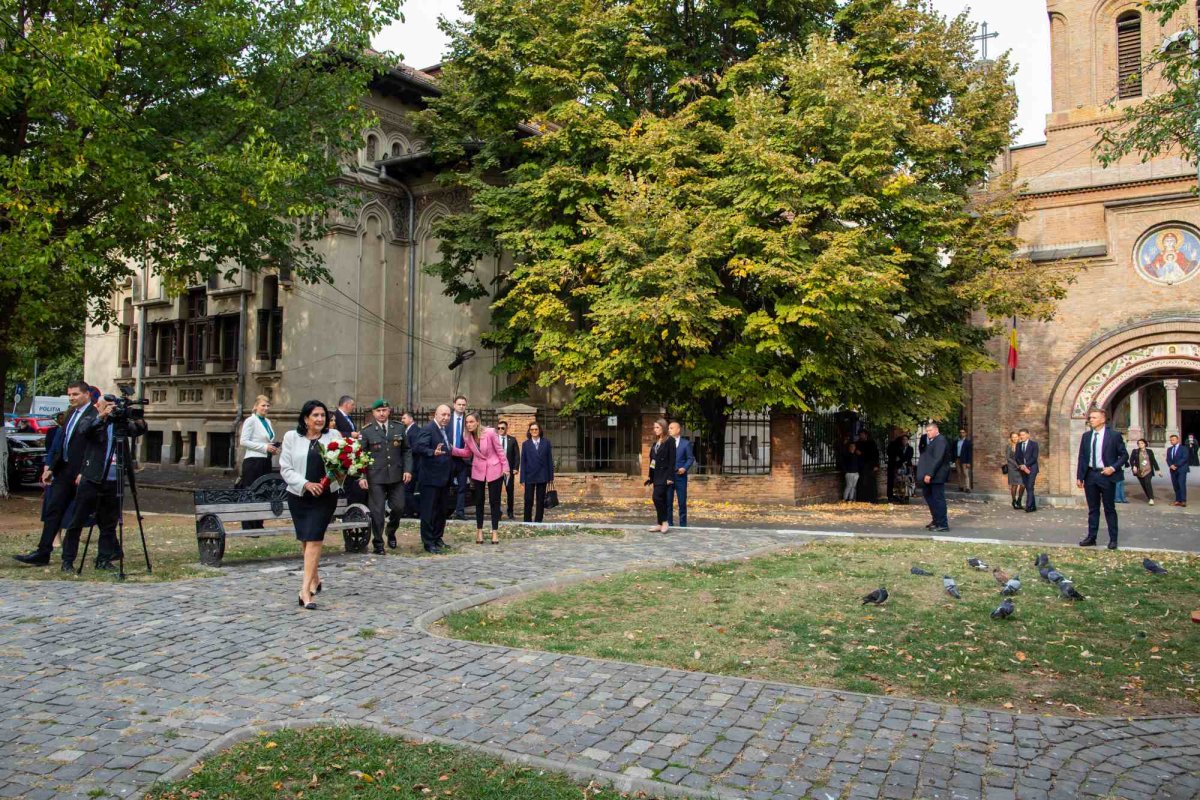 Preşedintele Georgiei a vizitat Mănăstirea Antim din Capitală 229432